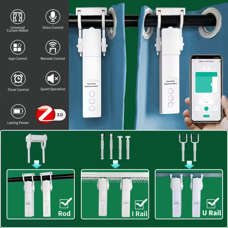 HushControl™ Smart Curtain Motion System