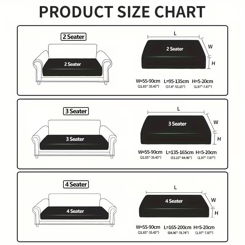 HushFit™ Luxe Sofa Cover